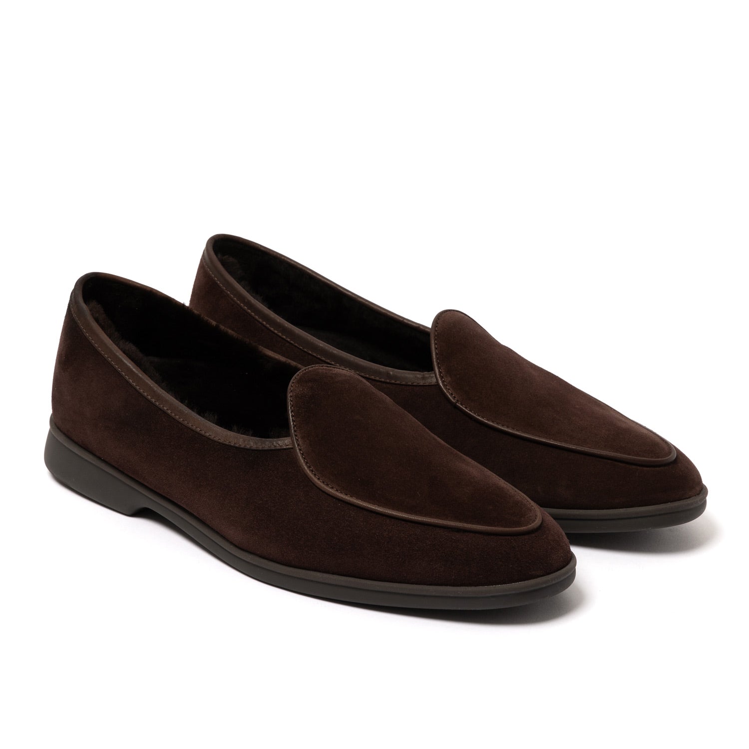Baudoin & Lange x MJ: Stride Loafer "Shearling" made of Calf Suede - handmade